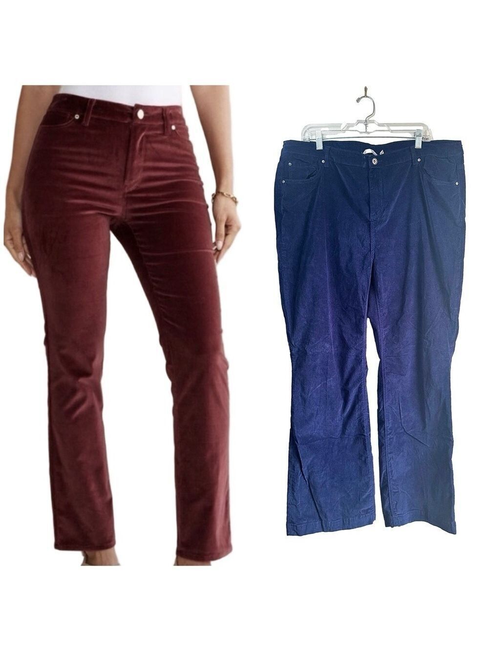 SOFT SURROUNDINGS ‘Blakely’ Velveteen jeans